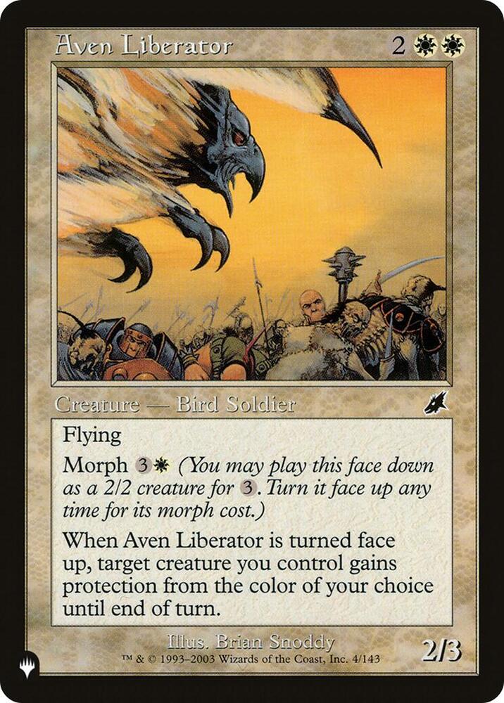 Aven Liberator [The List Reprints] 4/143