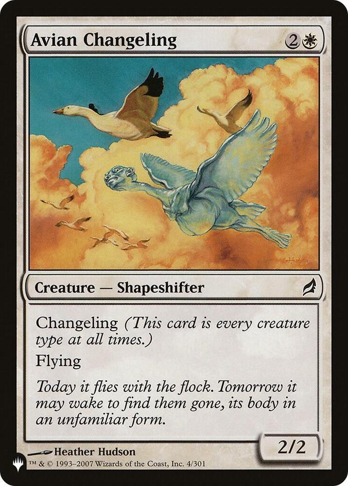 Avian Changeling [The List Reprints] 4/301