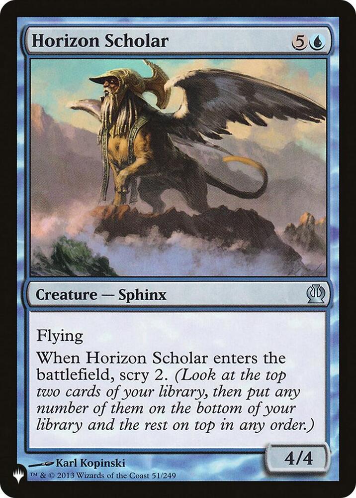 Horizon Scholar [The List Reprints] 51/249