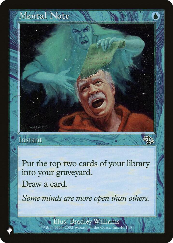 Mental Note [The List Reprints] 46/143