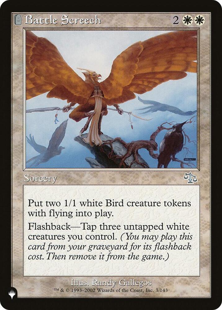 Battle Screech [The List Reprints] 3/143