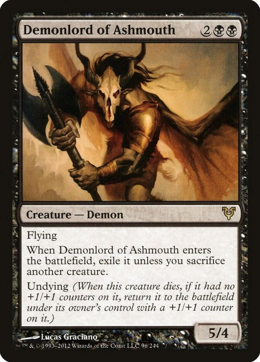 Demonlord of Ashmouth [Avacyn Restored] 96