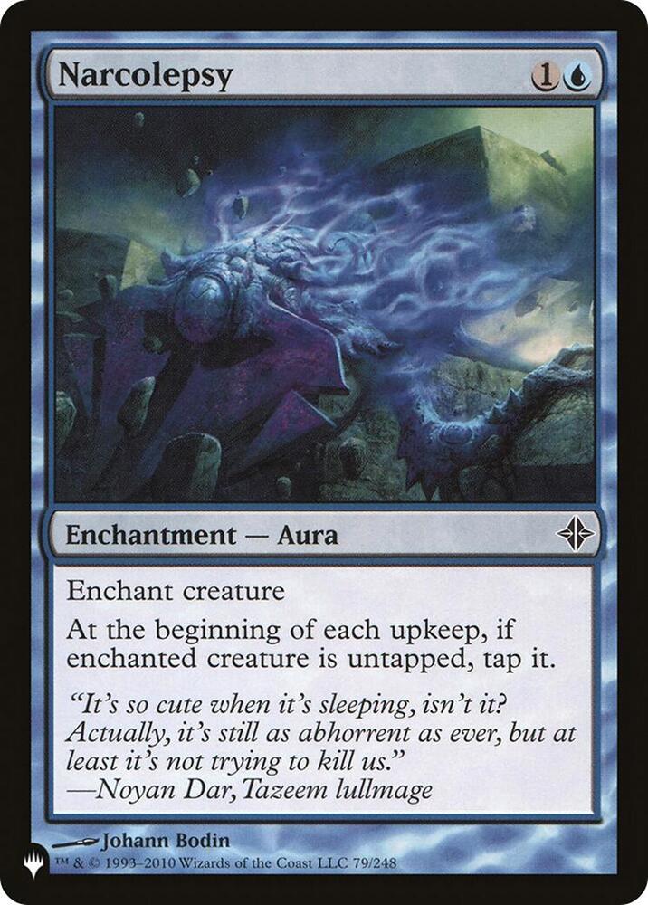 Narcolepsy [The List Reprints] 79/248