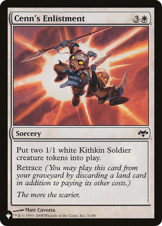 Cenn's Enlistment [The List Reprints] 3/180