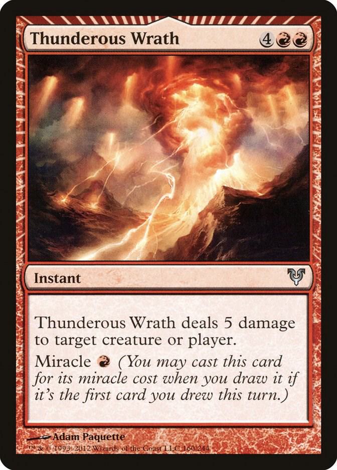 Thunderous Wrath [Avacyn Restored] 160