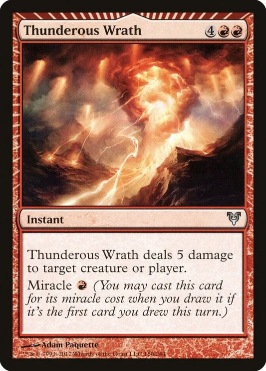 Thunderous Wrath [Avacyn Restored] 160