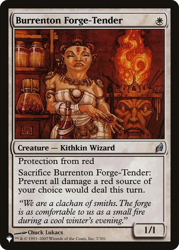 Burrenton Forge-Tender [The List Reprints] 7/301