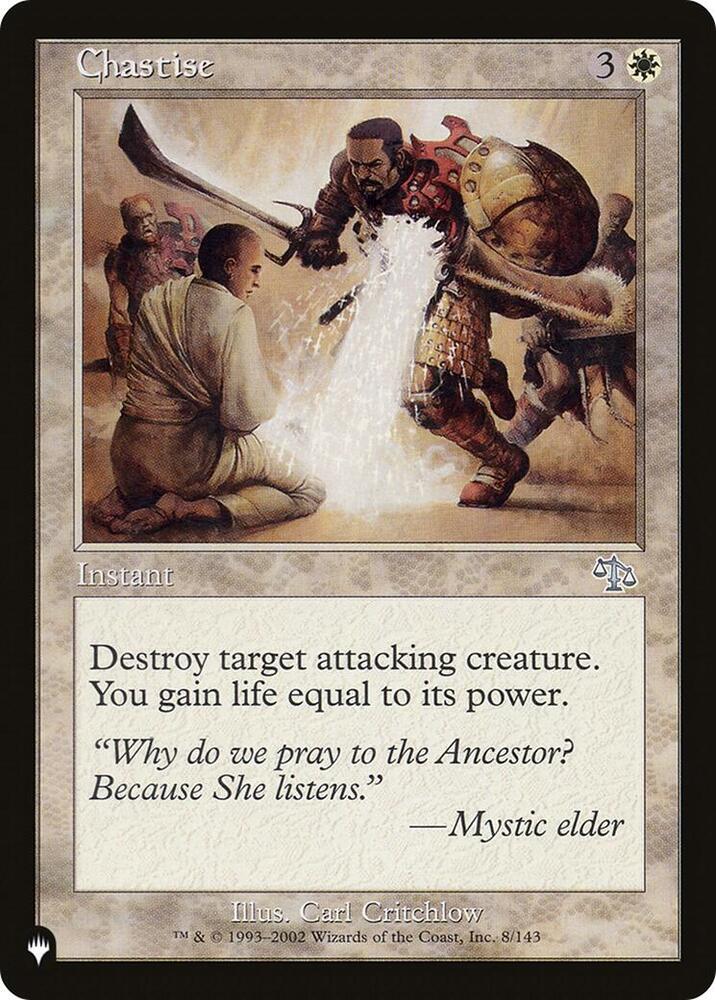 Chastise [The List Reprints] 8/143