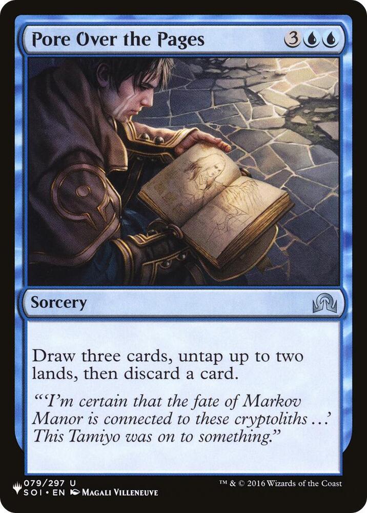 Pore Over the Pages [The List Reprints] 079/297
