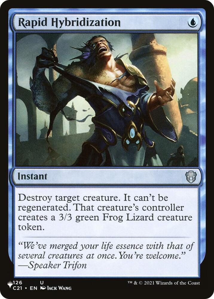 Rapid Hybridization [The List Reprints] 126/081
