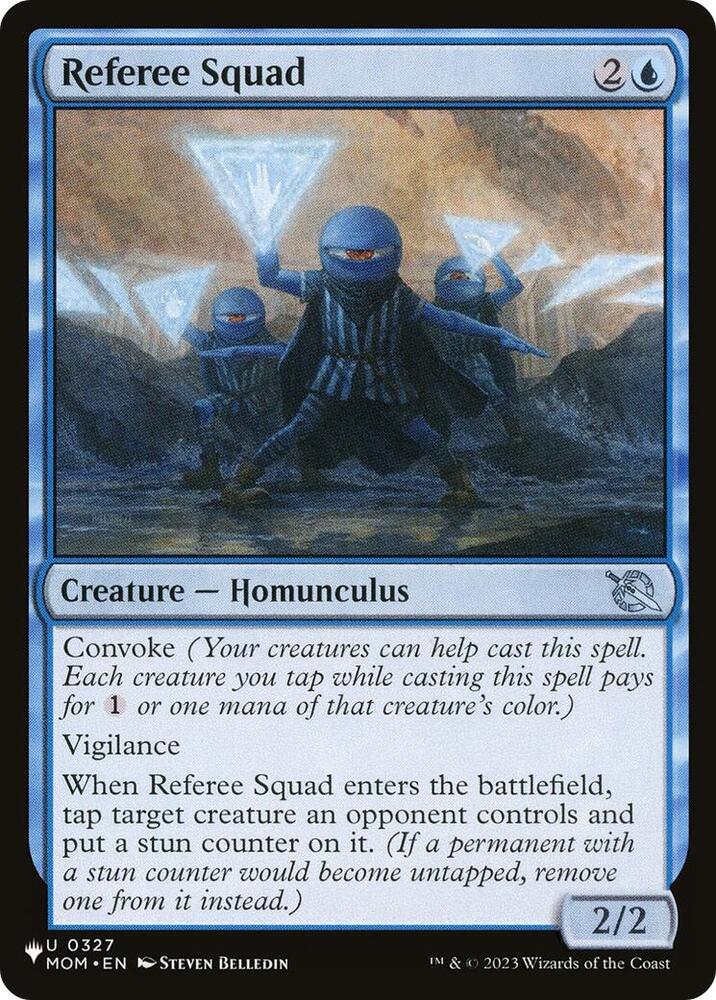 Referee Squad [The List Reprints] 0327