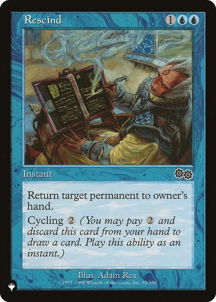 Rescind [The List Reprints] 92/350
