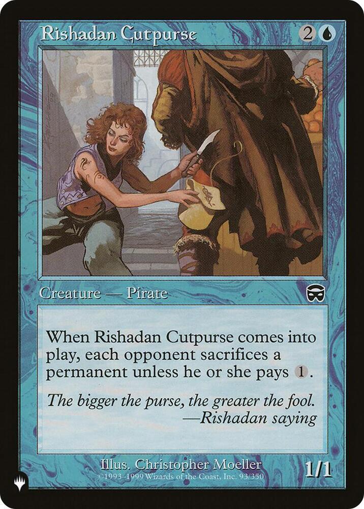 Rishadan Cutpurse [The List Reprints] 93/350