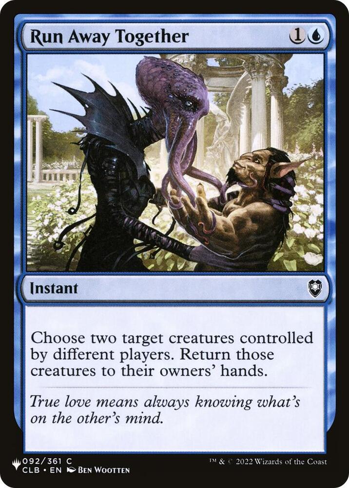 Run Away Together [The List Reprints] 092/361