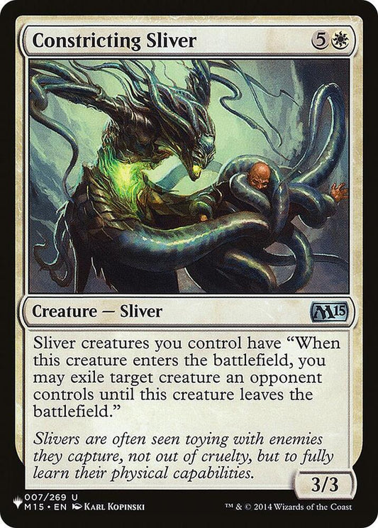 Constricting Sliver [The List Reprints] 007/269