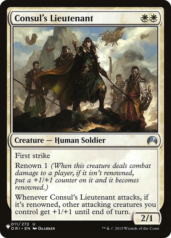 Consul's Lieutenant [The List Reprints] 011/272
