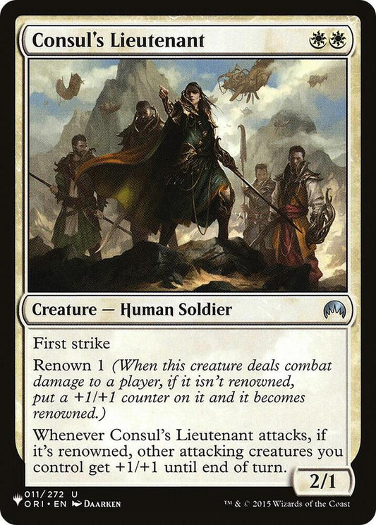 Consul's Lieutenant [The List Reprints] 011/272