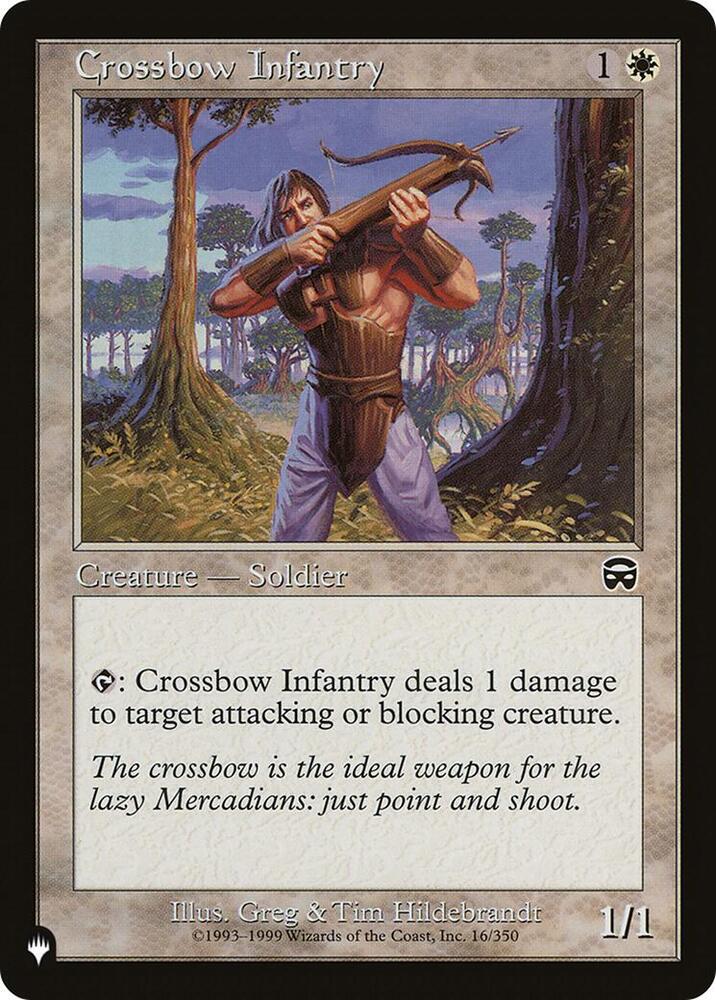 Crossbow Infantry [The List Reprints] 16/350