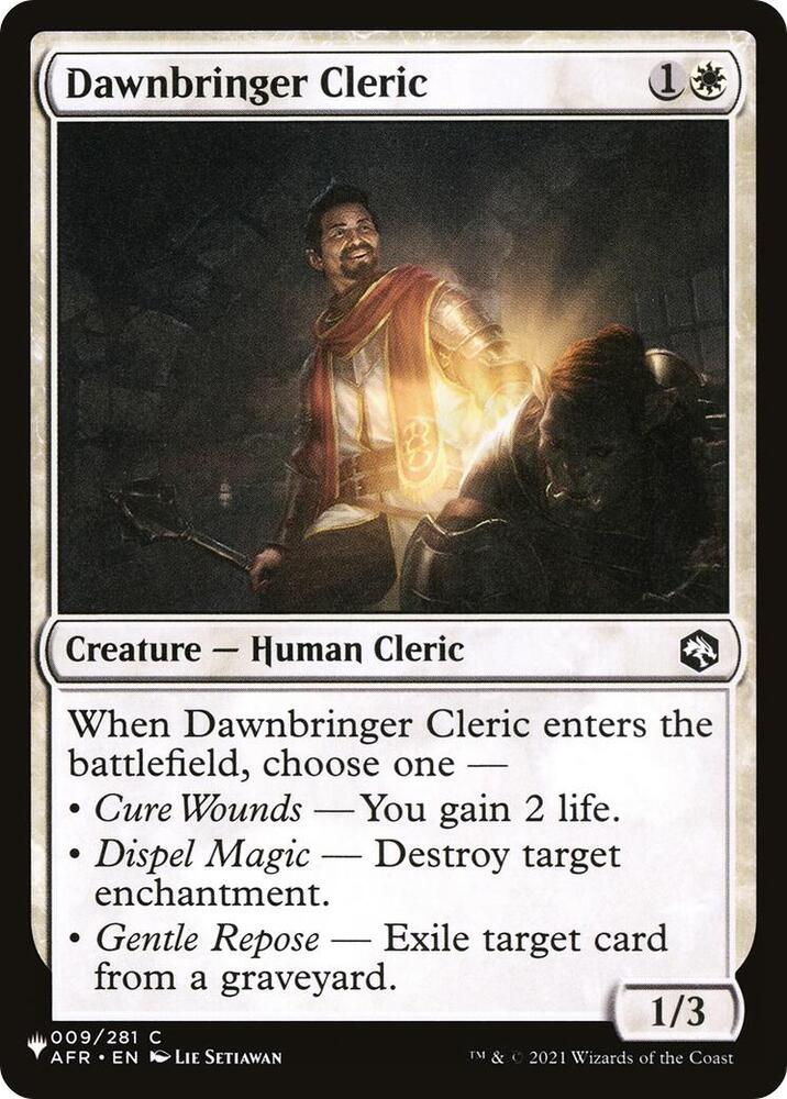 Dawnbringer Cleric [The List Reprints] 009/281
