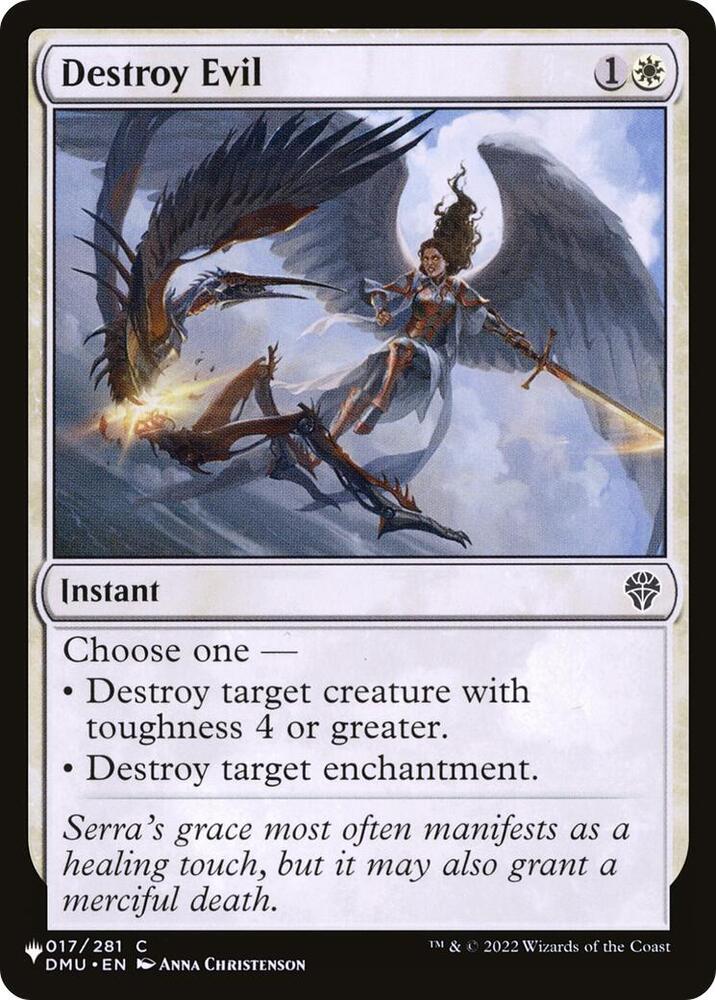 Destroy Evil [The List Reprints] 017/281