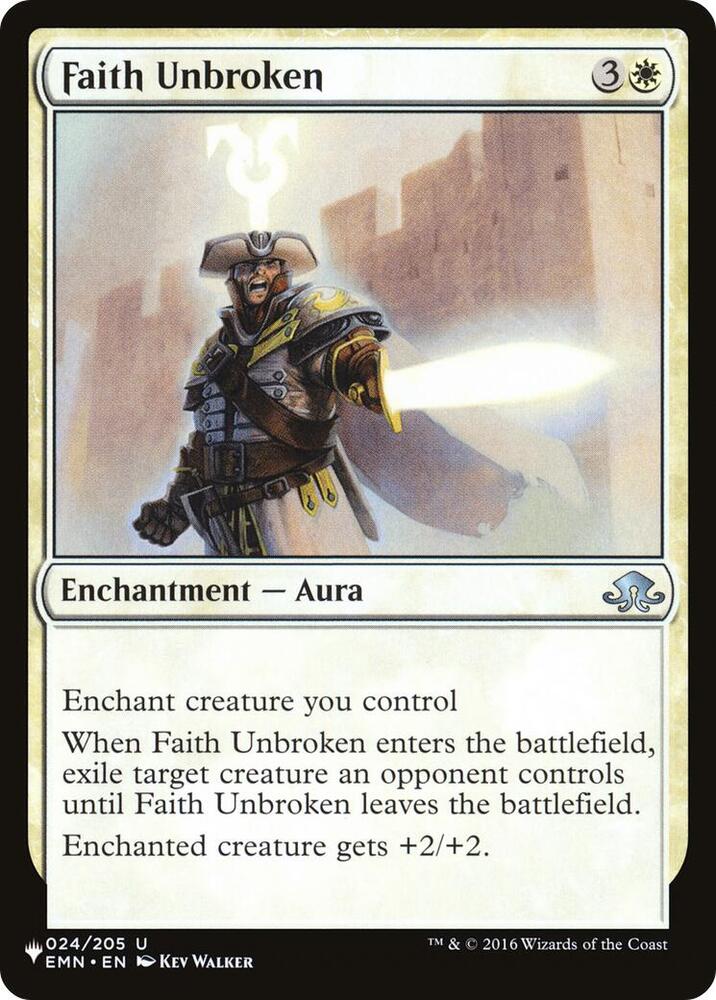Faith Unbroken [The List Reprints] 024/205