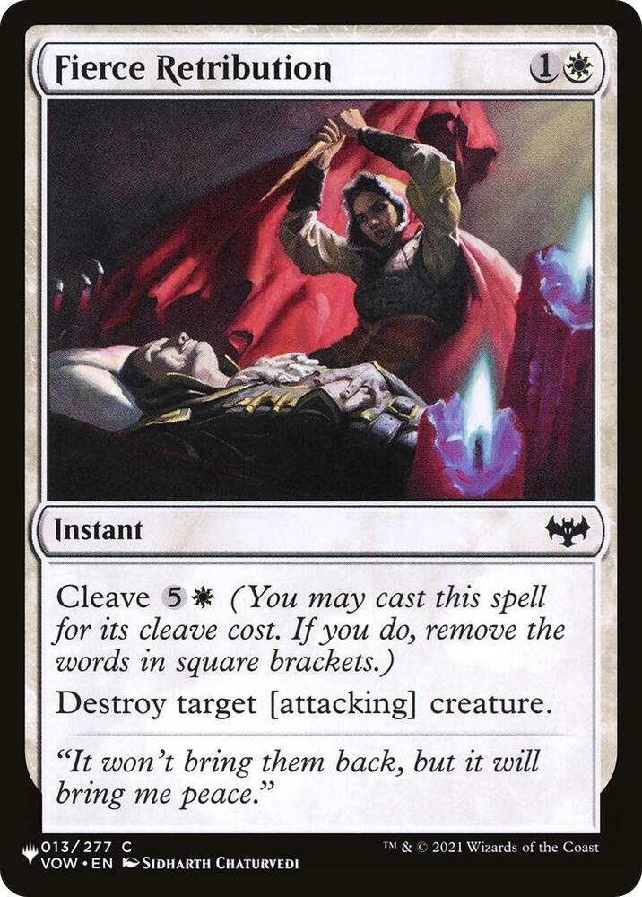 Fierce Retribution [The List Reprints] 013/277