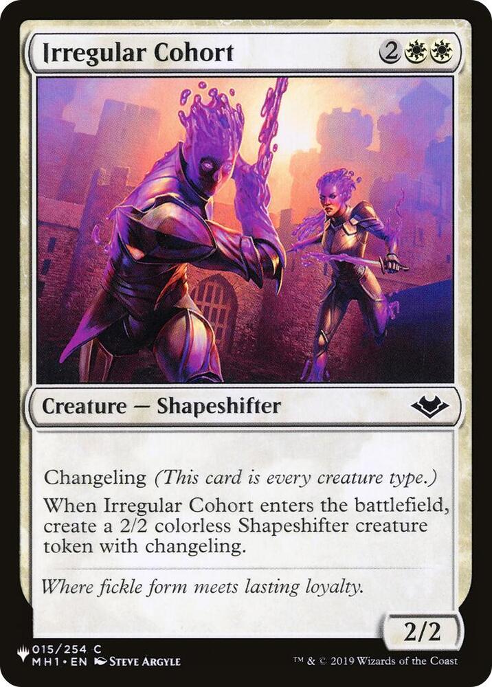 Irregular Cohort [The List Reprints] 015/254