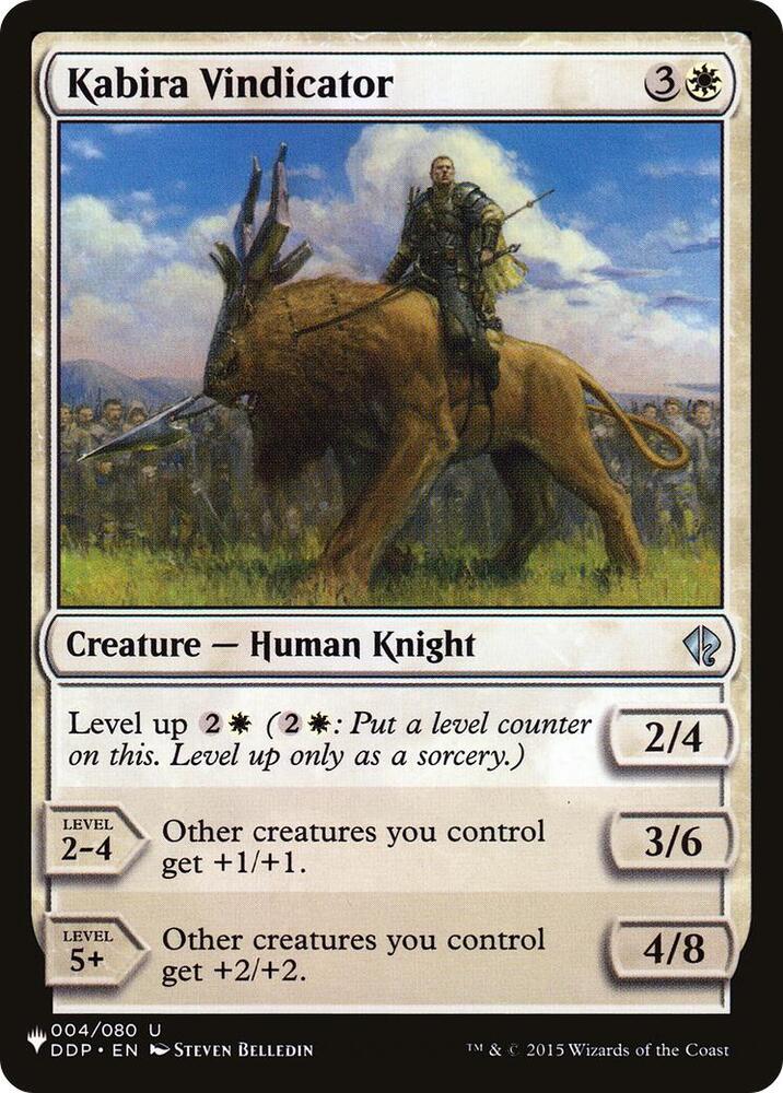 Kabira Vindicator [The List Reprints] 004/080