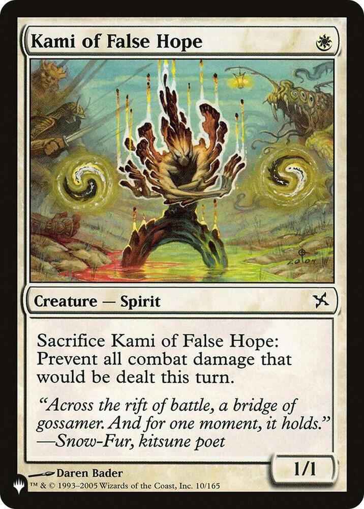 Kami of False Hope [The List Reprints] 10/165