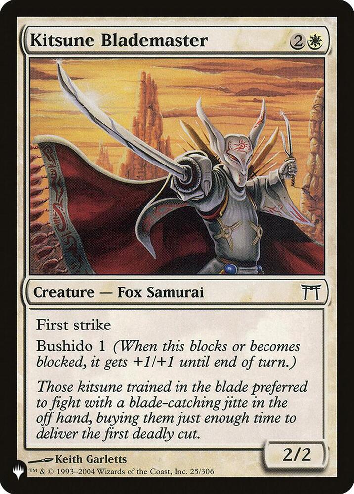 Kitsune Blademaster [The List Reprints] 25/306