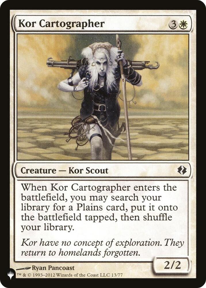 Kor Cartographer [The List Reprints] 13/77