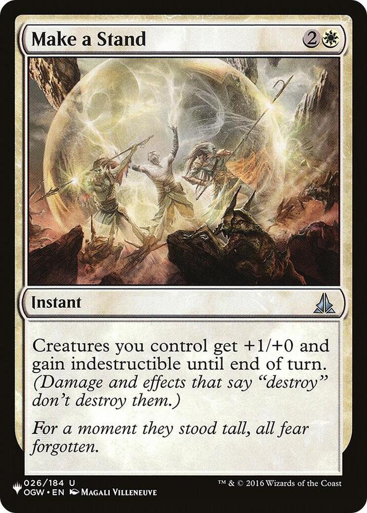 Make a Stand [The List Reprints] 026/184