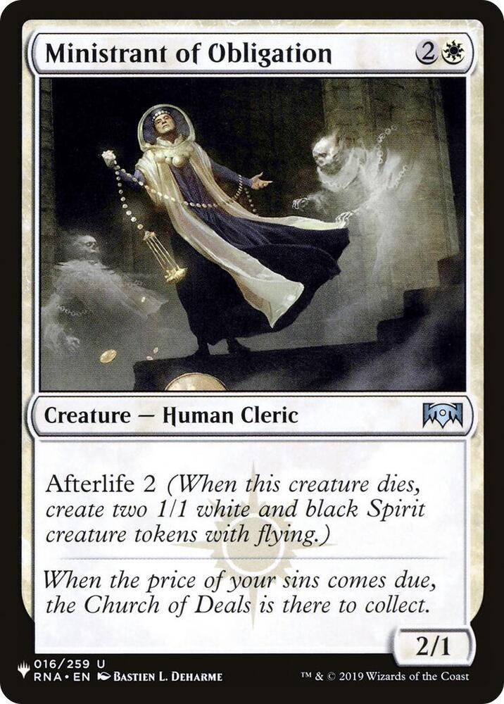 Ministrant of Obligation [The List Reprints] 016/259