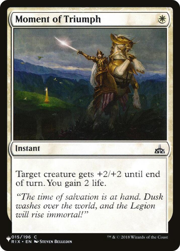Moment of Triumph [The List Reprints] 015/196