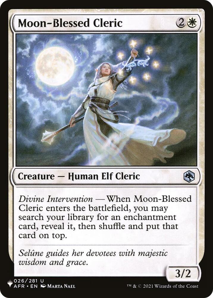 Moon-Blessed Cleric [The List Reprints] 026/281