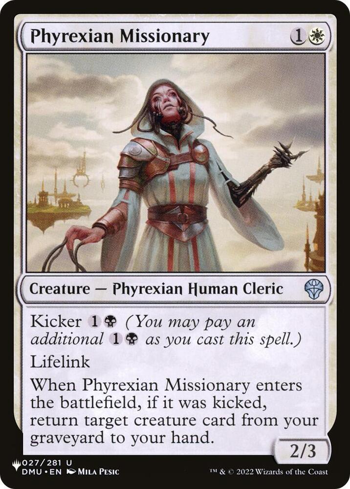 Phyrexian Missionary [The List Reprints] 027/281