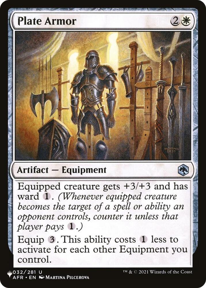 Plate Armor [The List Reprints] 032/281