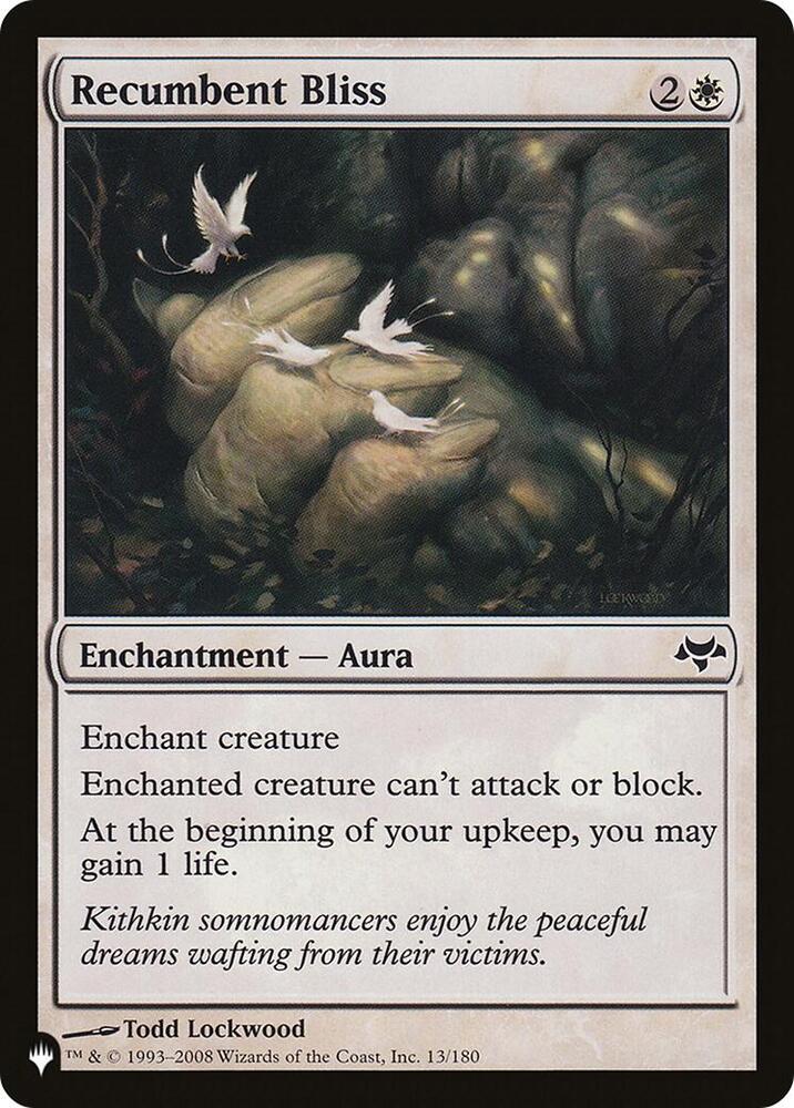 Recumbent Bliss [The List Reprints] 13/180