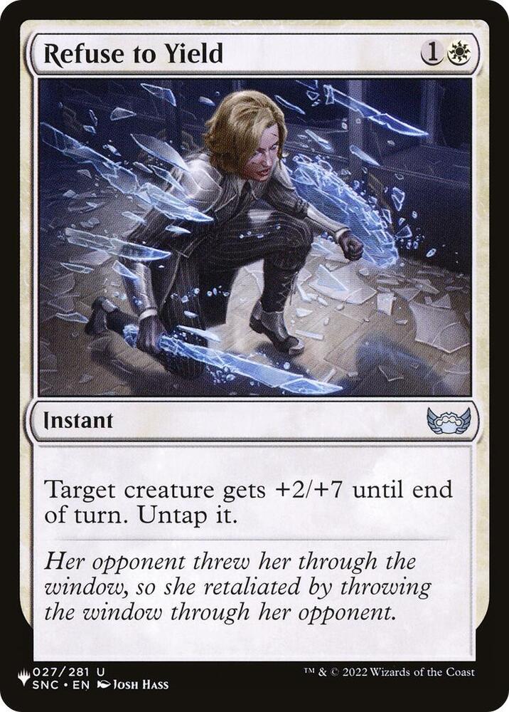 Refuse to Yield [The List Reprints] 027/281