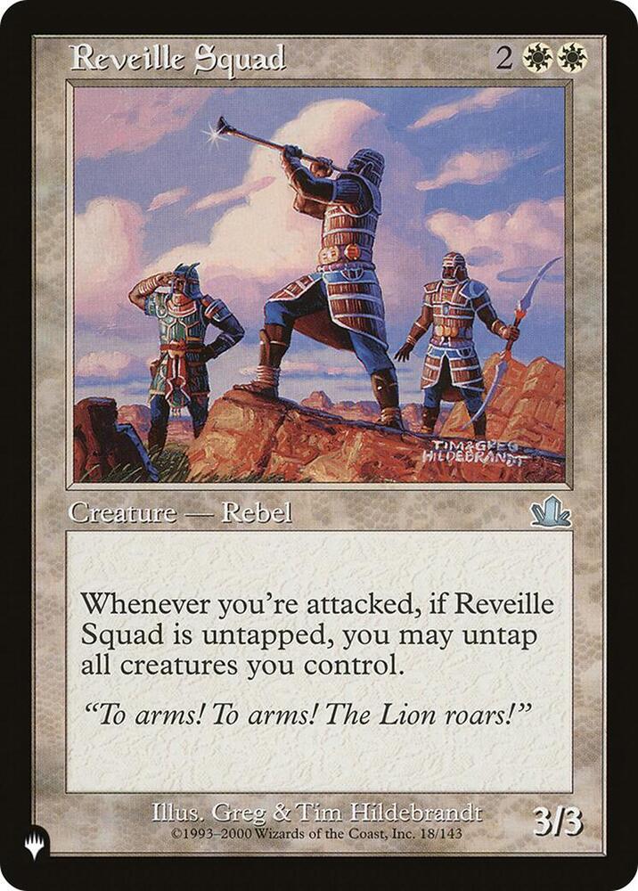 Reveille Squad [The List Reprints] 18/143