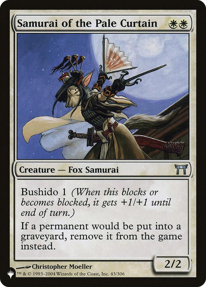 Samurai of the Pale Curtain [The List Reprints] 43/306