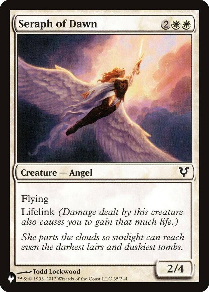 Seraph of Dawn [The List Reprints] 35/244