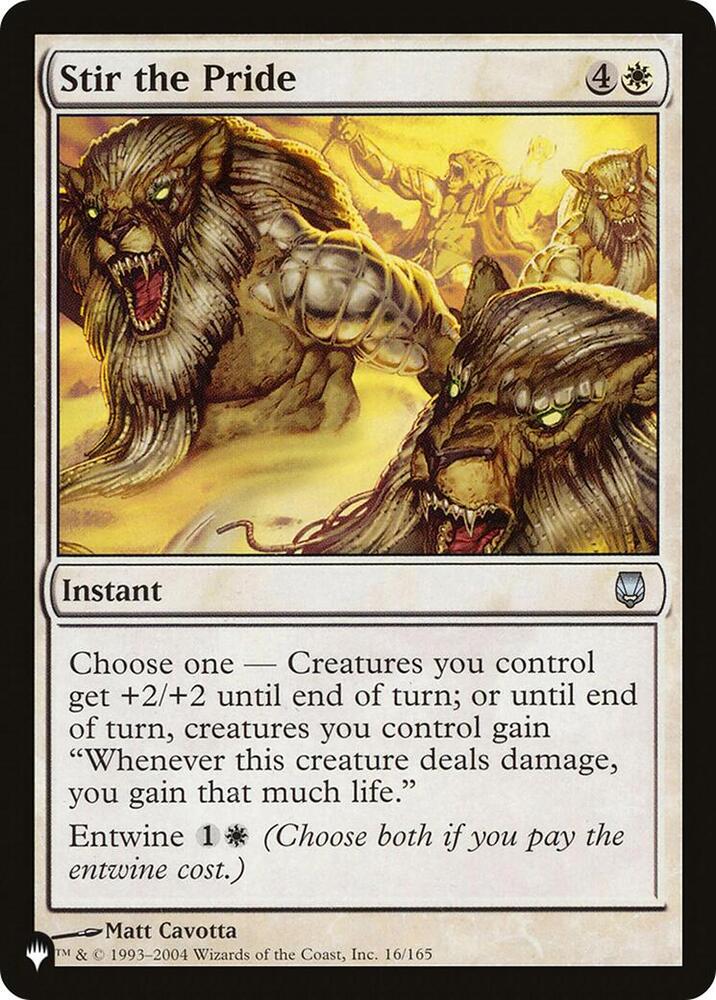 Stir the Pride [The List Reprints] 16/165