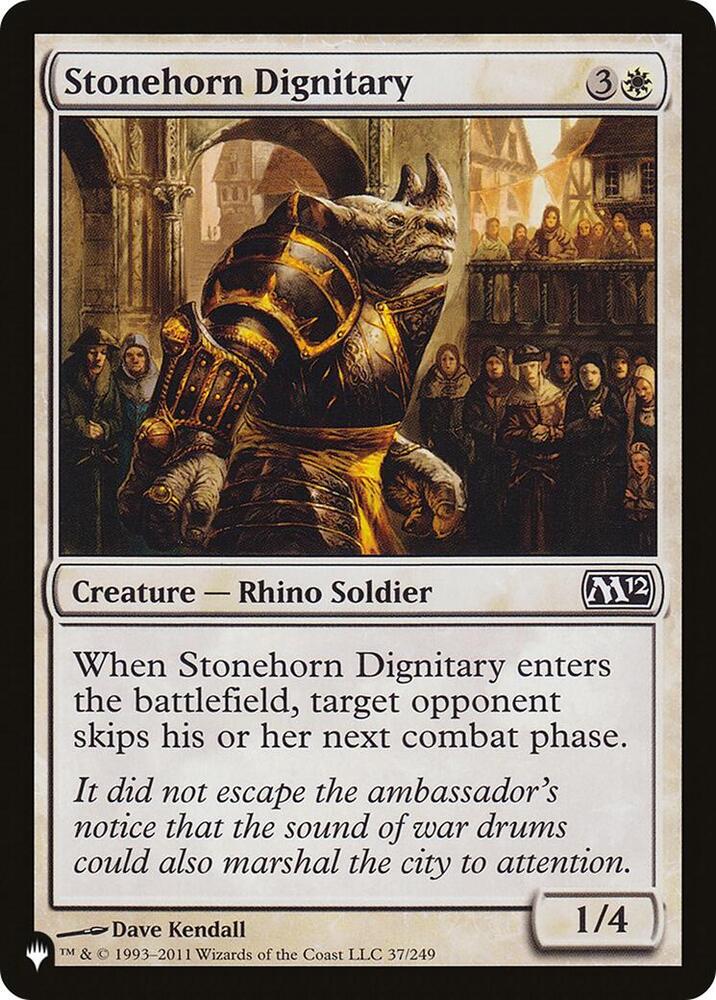 Stonehorn Dignitary [The List Reprints] 37/249