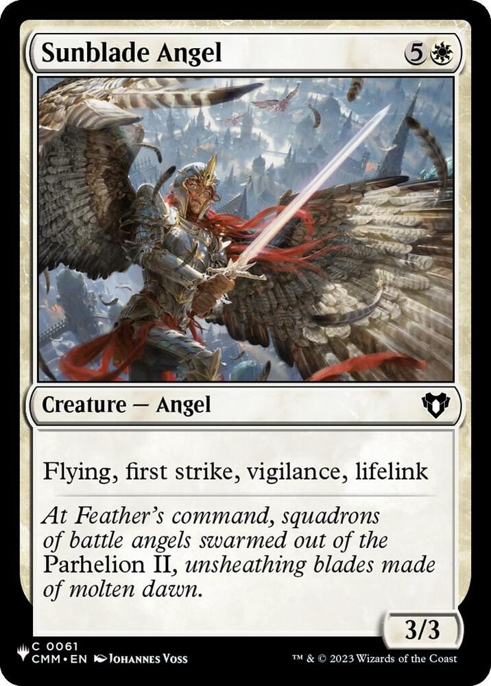 Sunblade Angel [The List Reprints] 0061