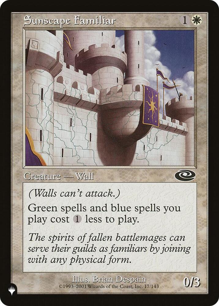 Sunscape Familiar [The List Reprints] 17/143
