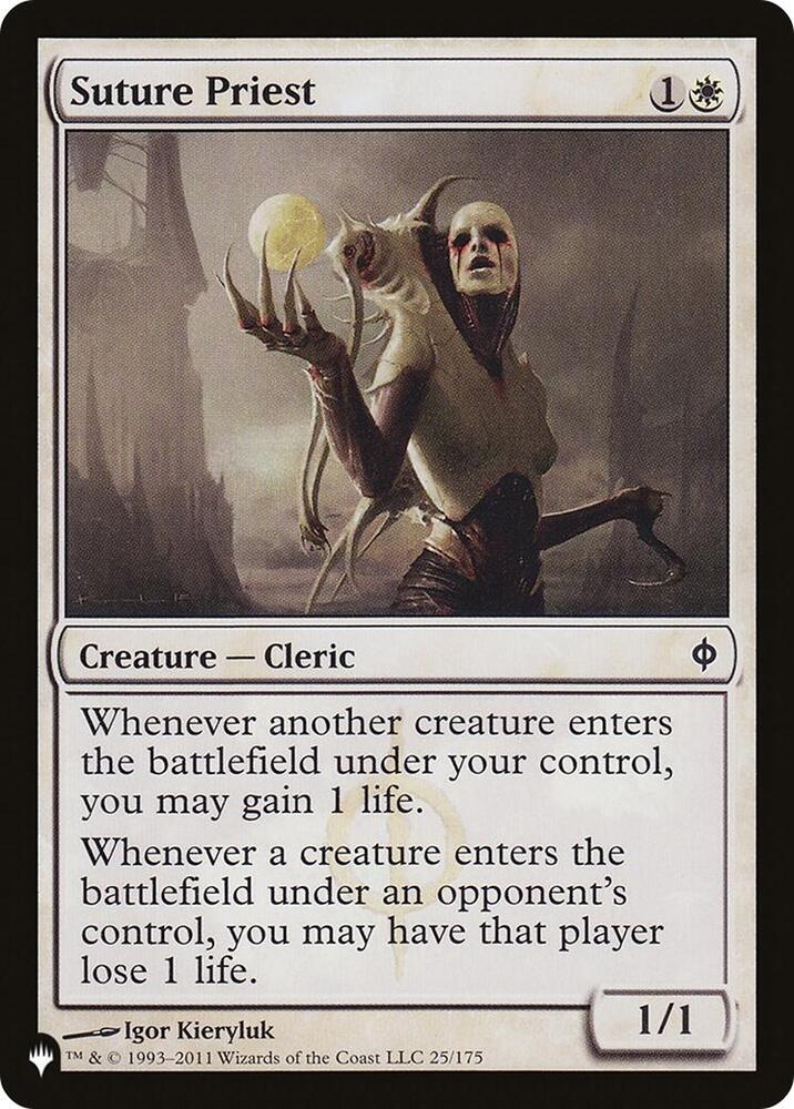 Suture Priest (NPH) [The List Reprints] 25