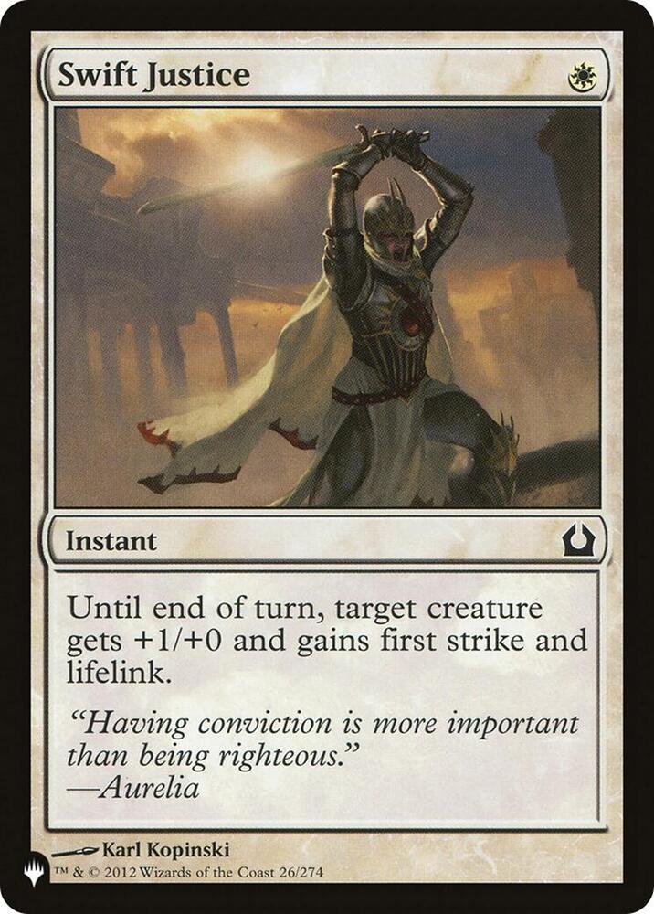 Swift Justice [The List Reprints] 26/274