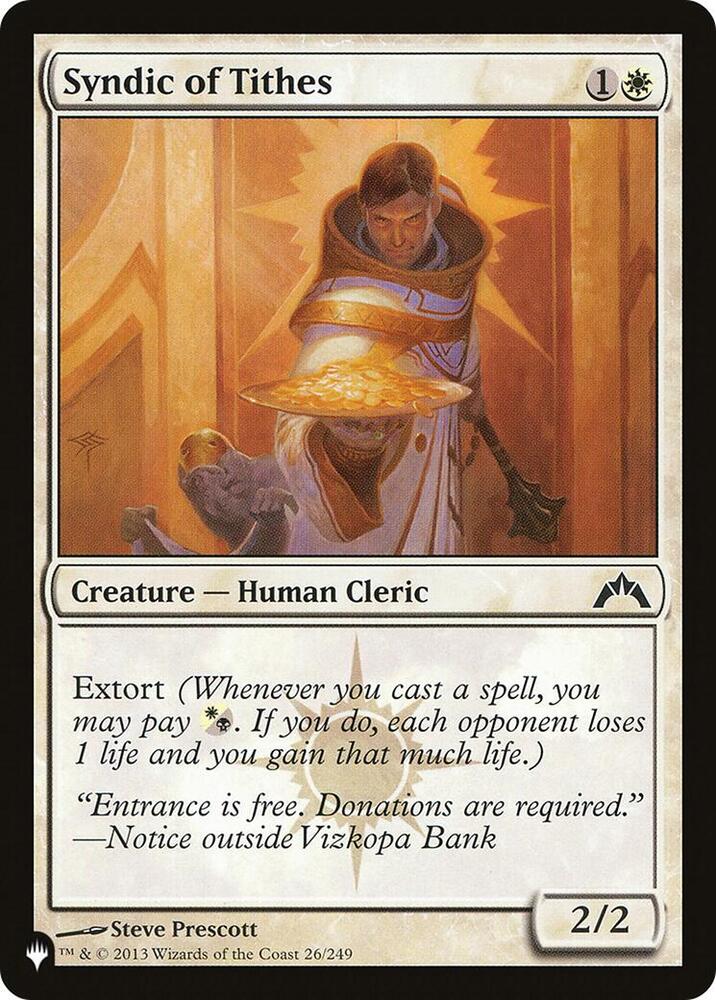 Syndic of Tithes [The List Reprints] 26/249