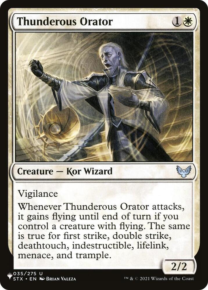 Thunderous Orator [The List Reprints] 035/275